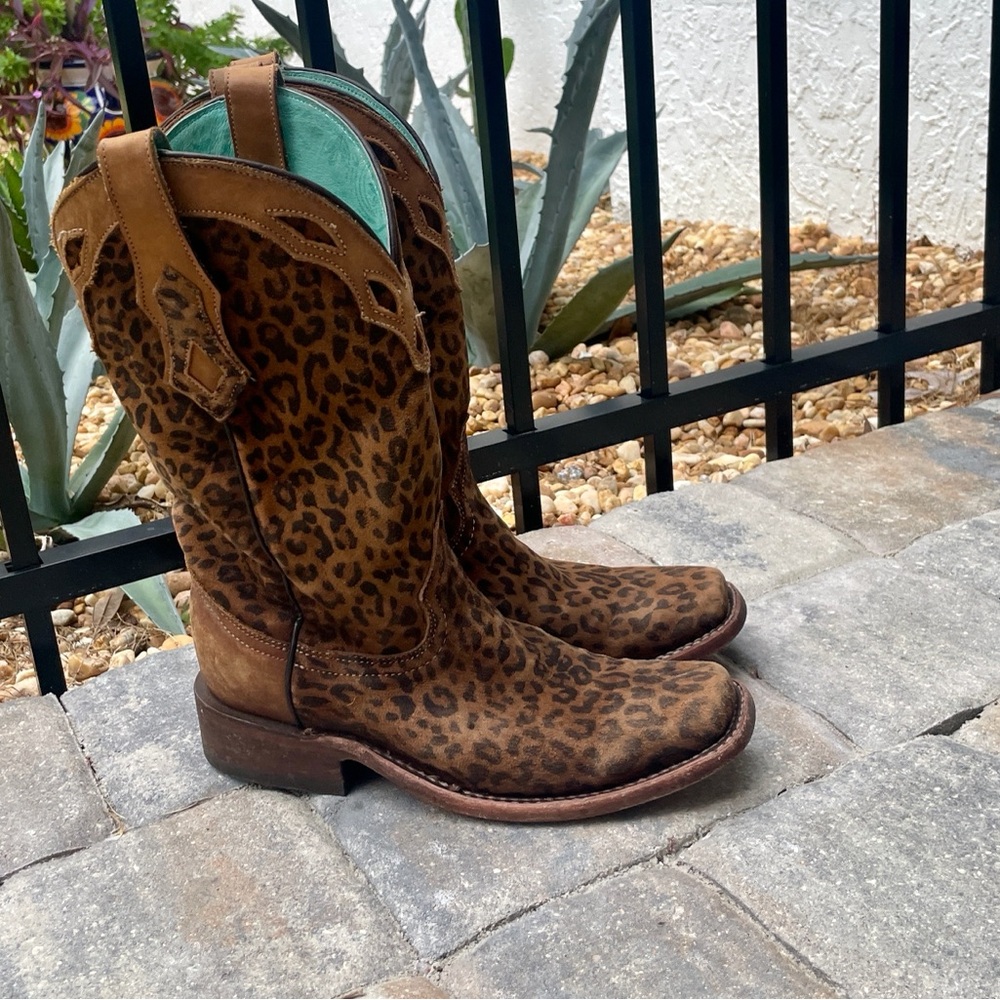 Leopard Boots